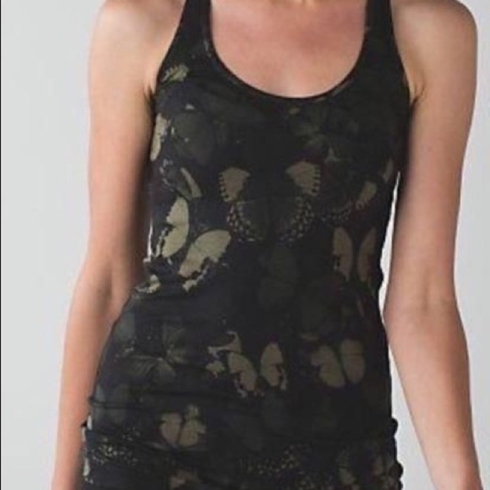 lululemon Biggie So Fly Butterfly Racerback Tank